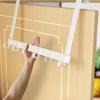 Door Hanger Storage 6 Hooks Over The Door Clothes Coat Hat Towel Hanger Home Organizer Rack Bathroom Kitchen Accessories Holder
