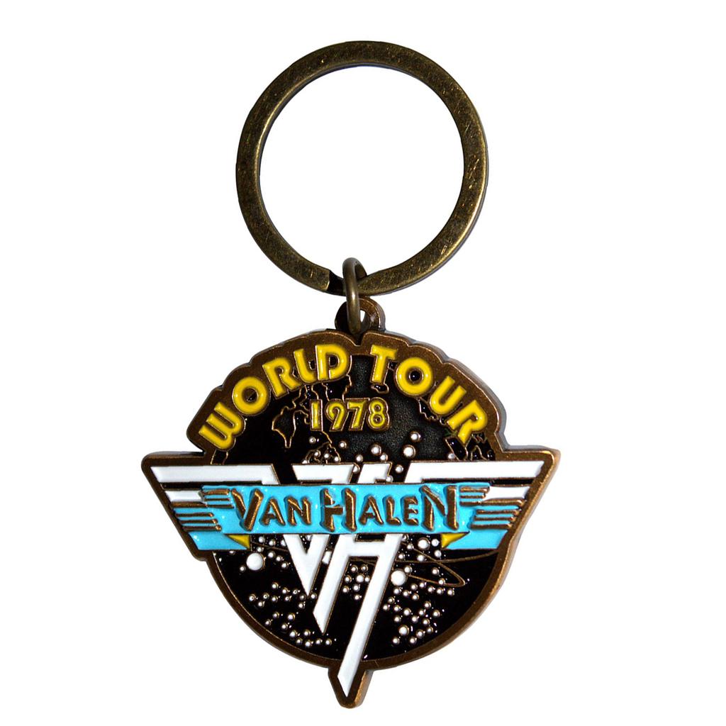 Van Halen World Tour Â´78 Retro Logo Keyring