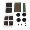 Game Console Protection Kit Stickers Dust Screen Dust Plug Joystick Cap Game Console Skin Protection Set for Steam Deck