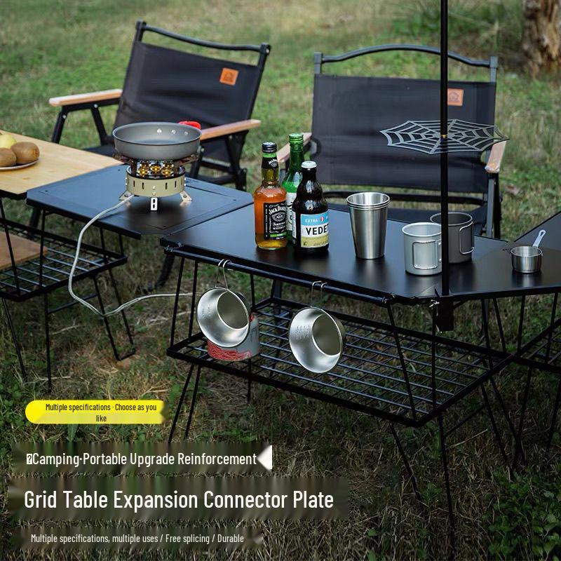 A1R Outdoor Folding Table & BBQ Storage Rack