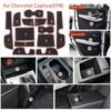 Smabee Car Gate Slot Cup Mat for Chevrolet Captiva 2019 - 2024 Anti-Slip Door Groove Pad Interior Accessories Non-Slip Coaster