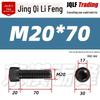 M6-M24 High-Strength Black Hex Socket Reverse Thread Cap Screw