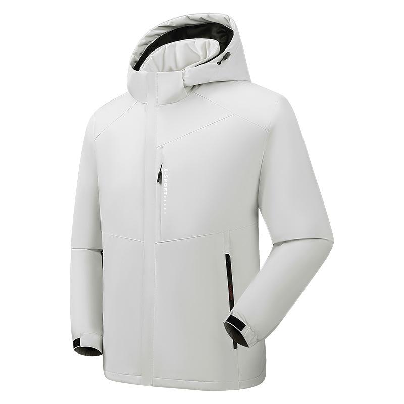 New Velvet Padded Jacket Outdoor Mountaineering Clothes Windproof Waterproof Jacket Warm Cotton-padded Coat