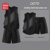 MINISO Men's Quick-Dry Mesh Vest & Cooling Shorts Set