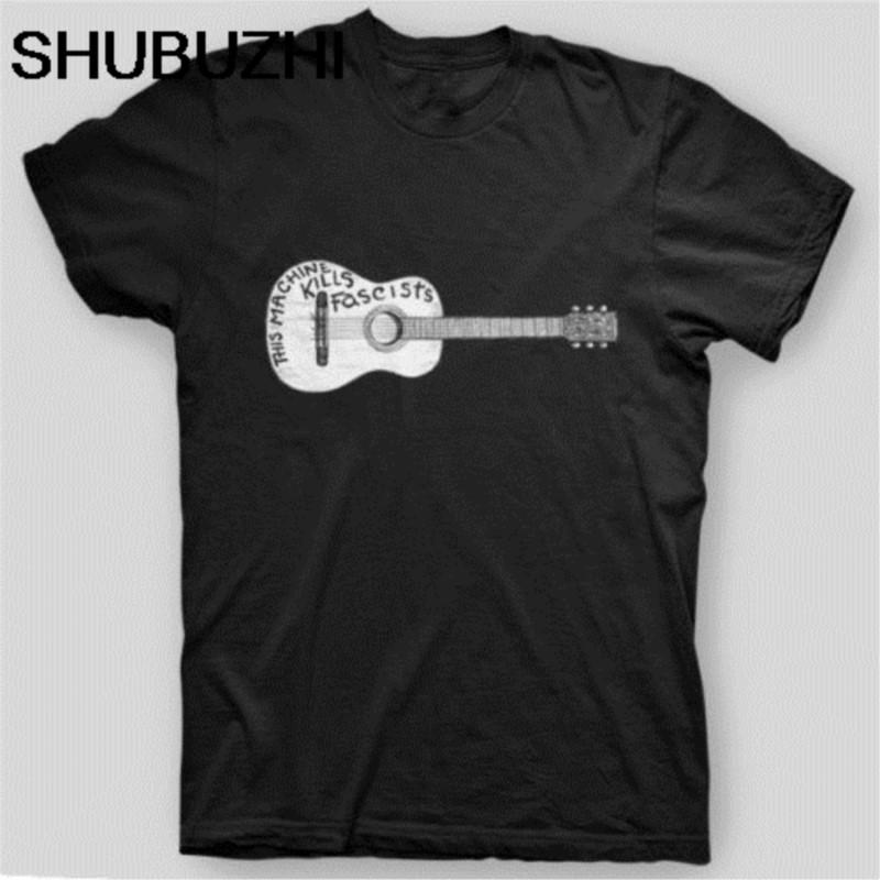 This Machine Kills Facist Woody Guthrie Against Me Punk Discount New Fashion Summer New Arrival MenS Cute T Shirts S