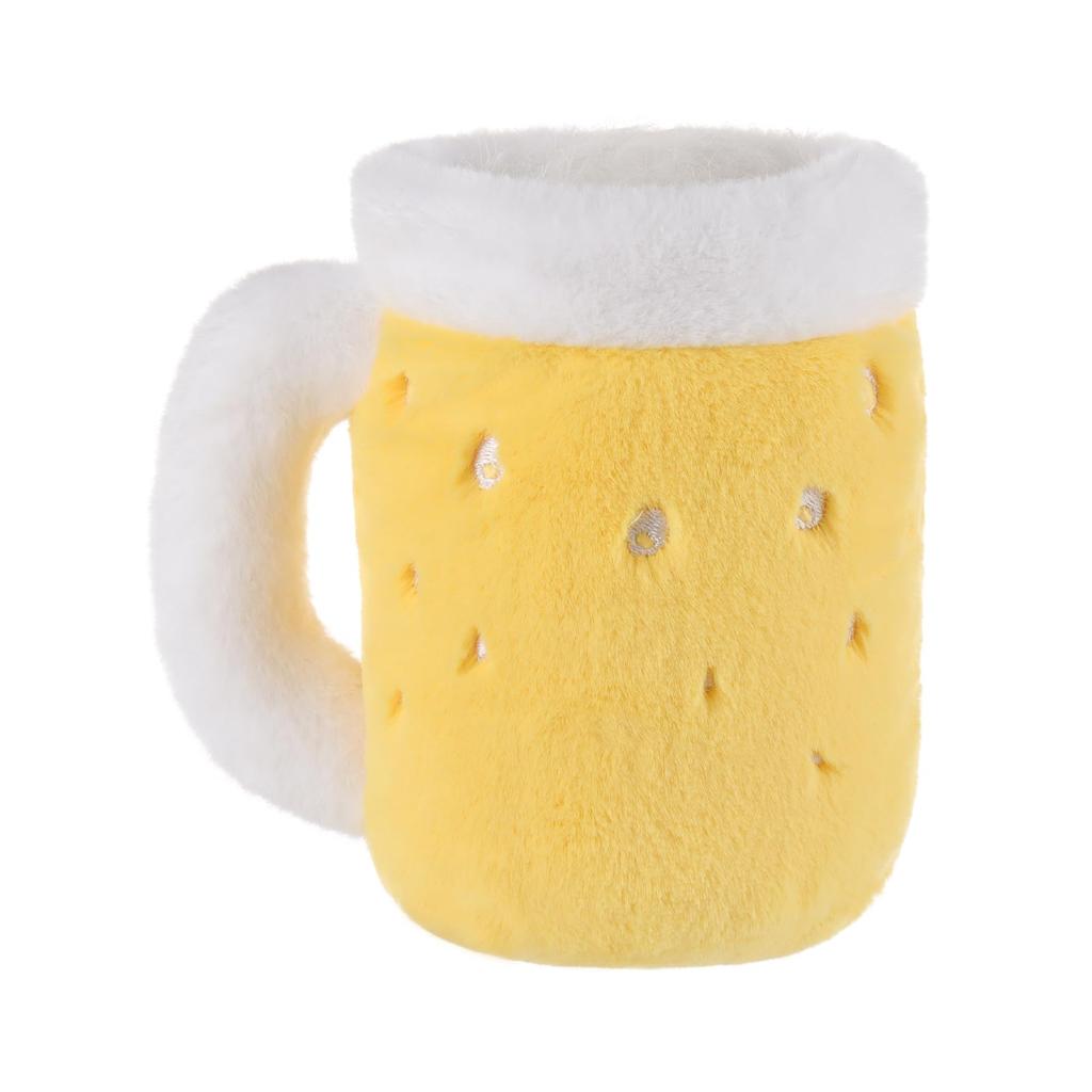 Aprikose Lamm Feiertagsbier Plüschtier, Weich und Niedlich, Flauschiges Feiertagsbier für Jungen und Mädchen, 15cm