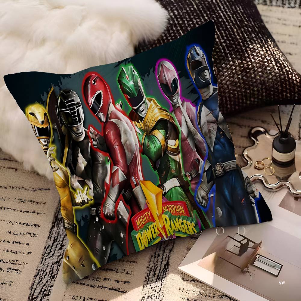 Подушка-подарок для фанатов фильма P-Power Cool Rangers, Декор для дома, офиса, спальни, Подушка для дивана, автомобиля, Наволочка 45x45 30cmx30cm