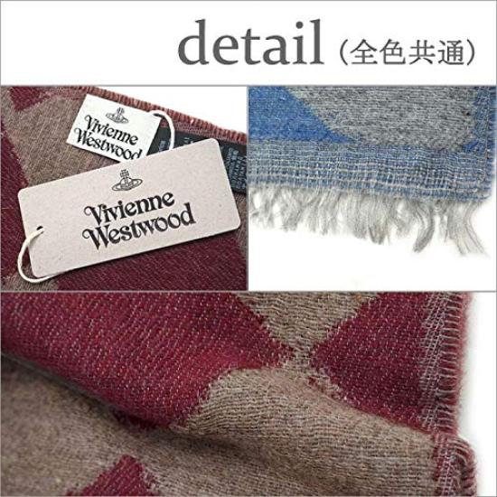 Vivienne Westwood Argyle Scarf Light Blue/Grey (Fashion Accessory, Stole)