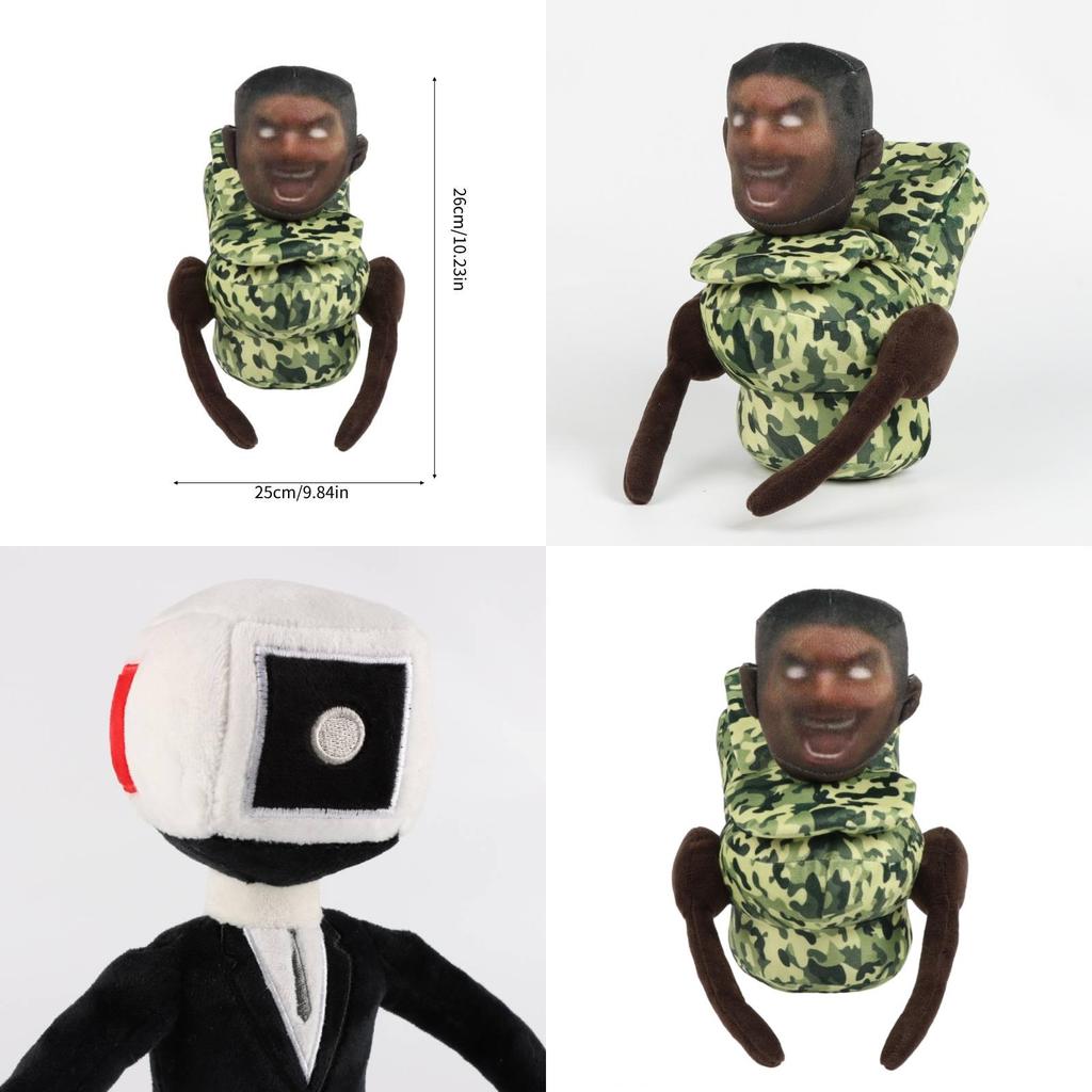 Skibidi Toilet Plüschtier Mit Kristall Ultraweichem Stoff Lustiges Und Einzigartiges Design!