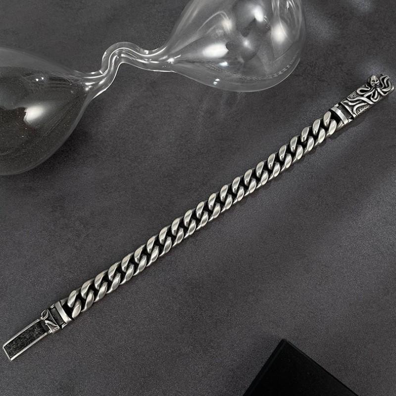 European American Trendy Octopus Skull Aromatherapy Men's Bracelet Made Of Stainless Steel Material With Long-lasting Fragrance Versatile Accessories