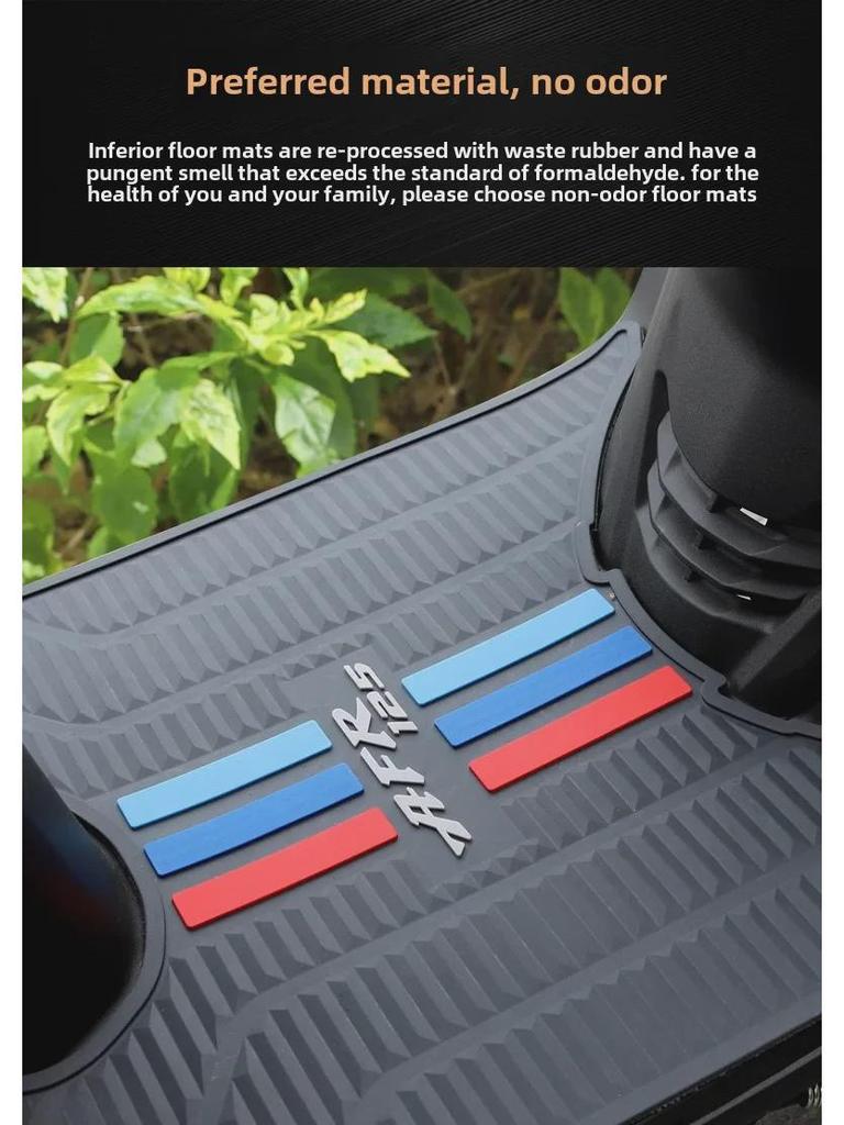 Gummi-Pedalauflage für Haojue City Eagle AFR125 HJ125T-27 Motorrad