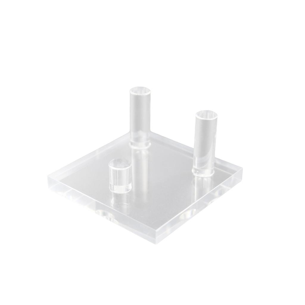 Clear Acrylic Easel Stand for Geodes and Fossils Display Large Crystal Holder Multipurpose Collectible Storage Rack