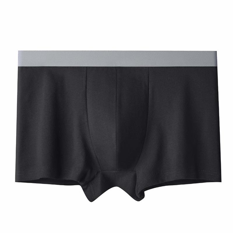 Men's Underwear Loose Mid Waist Cotton Underwear Men's Breathable Four Corner Underwear