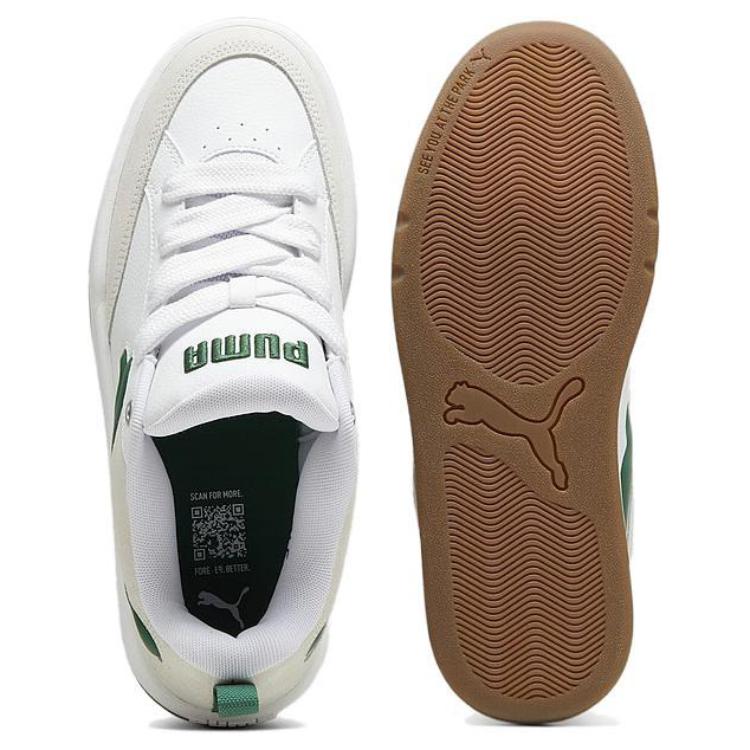 New PUMA Park Lifestyle Sd 'White Green' 395022-03