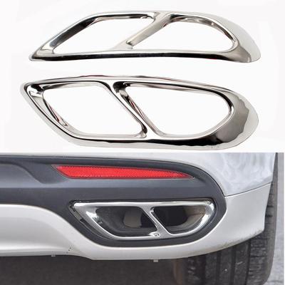 Auto Kryty hrdla ocasu Nerezová ocel Obložení dvojitého krytu výfukového potrubí Pro Ford Mondeo/Fusion Sedan 2013- Příslušenství Ocel
