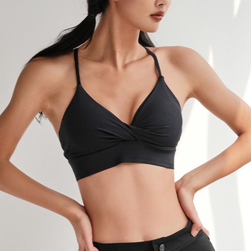 Lulu Women's Outdoor Running Yoga Vest with Anti-Sagging Support Sports Bra