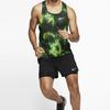 Tank Tops Men's Green Crew Neck Thin Straight Fit CW1259-100