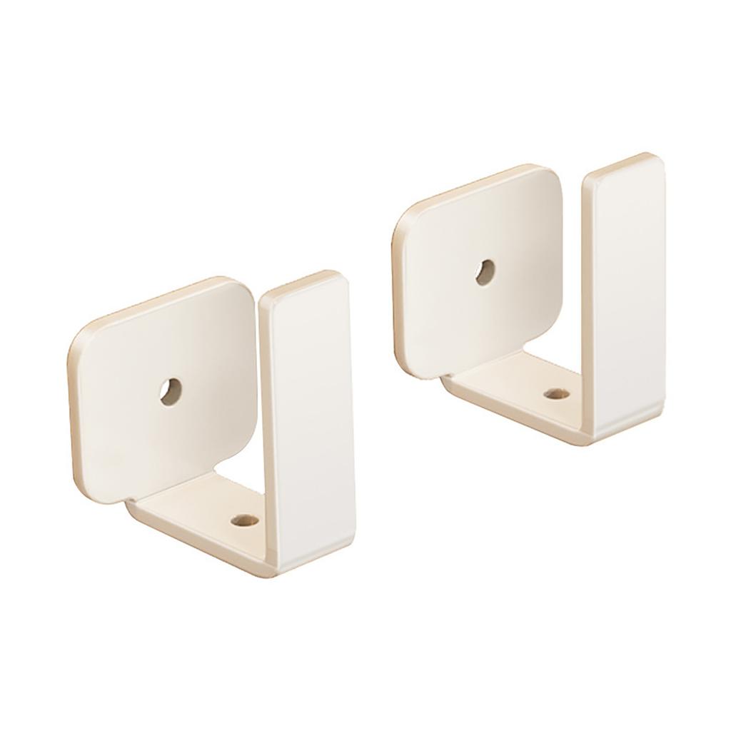 2Pcs Living Room Router Storage Rack Wall Mounted WiFi Devices Fixture Support Set-Top Box Extension Socket Placement Bracket