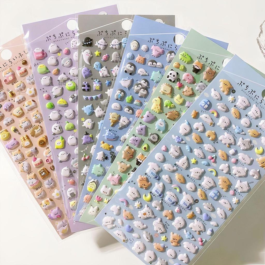 3D Cartoon Foam Animal Stickers: Cute and Versatile for Handbooks and Phone Cases
