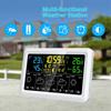 WiFi Weather Stations With Indoor Outdoor Temperature Hygrometer Alarm Clock And Weather Forecast Function
