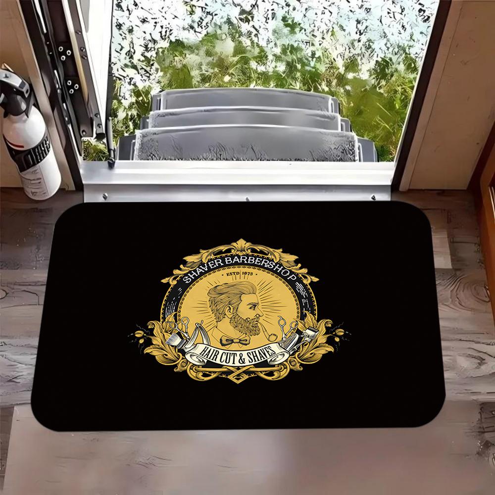 Luxury VIP Only Doormat Black Gold Letter Print Entry Rug Soft Non-slip Home Decor Welcome Floor Mat Indoor Outdoor Decor Carpet