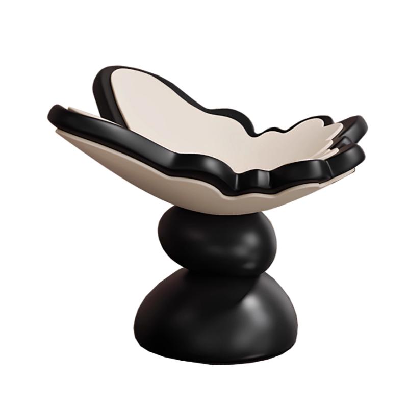 Resin Handicrafts Storage Tray Simulated Butterfly Shape Geometric Tray Desktop Storage Container Fruit Platter Home Decoration