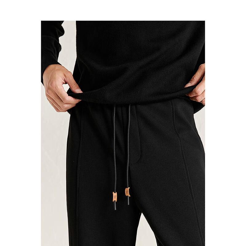 PEACEBIRD MEN Casual Tapered Drawstring Pants