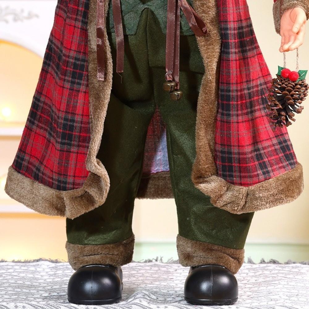 40/60cm Seated Santa Figurine Standing Posture Christmas Figurine Christmas Home Decor