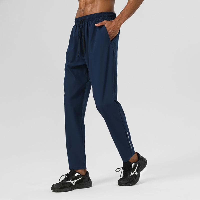 Summer Thin Quick-drying Loose Casual Pants Men's Breathable Outdoor Fitness Sports Training High-elastic Sports Pants Men
