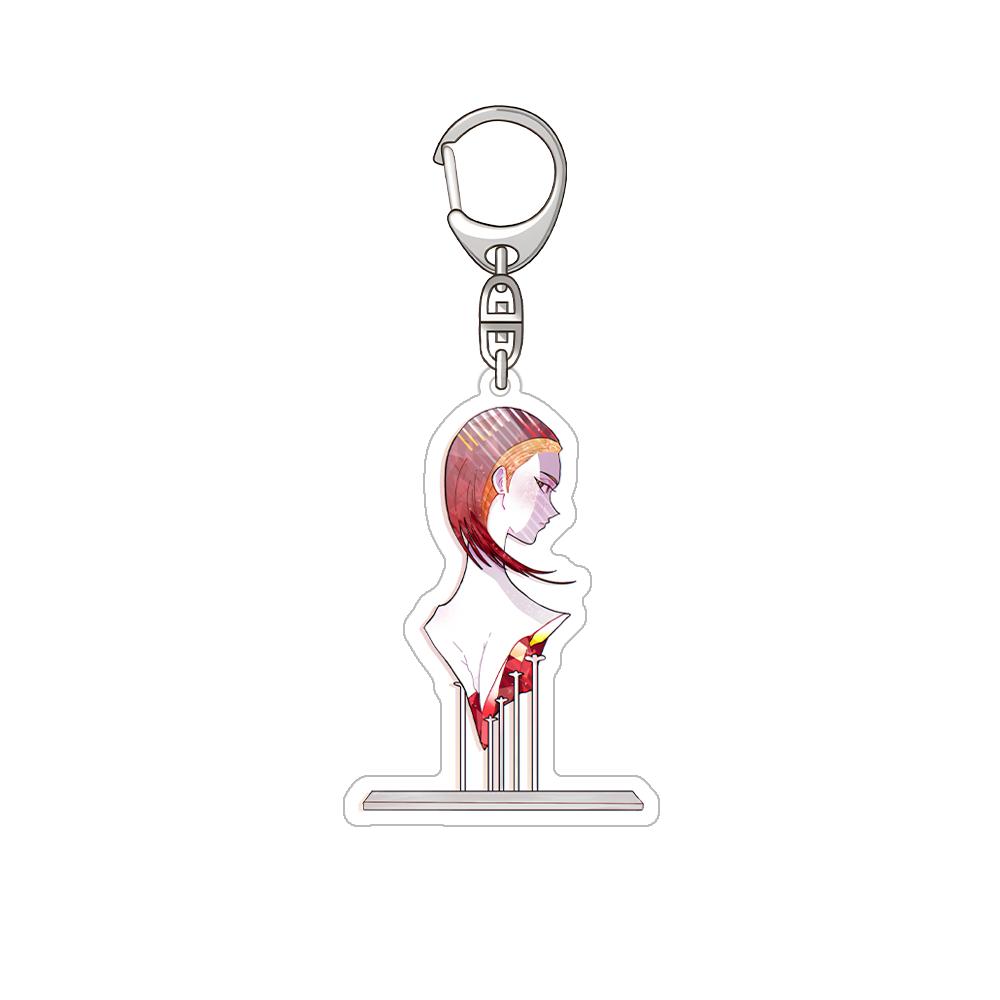 Land of the Lustrous Phosphophyllite rutile amethyst Obsidian Yellow diamond Ghost quartz Acrylic Keychain Bag pendant Fans Gift