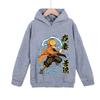 Demon Slayer Zenitsu Anime Polyester Hoodie for Kids 3-12 Boys Girls Unisex Pullover Sweatshirt Cosplay Costume