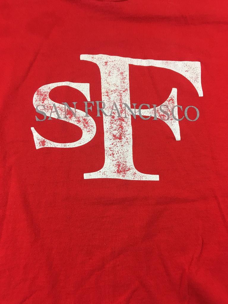 Vintage Pro Player T Shirt San Francisco Red Size XLarge