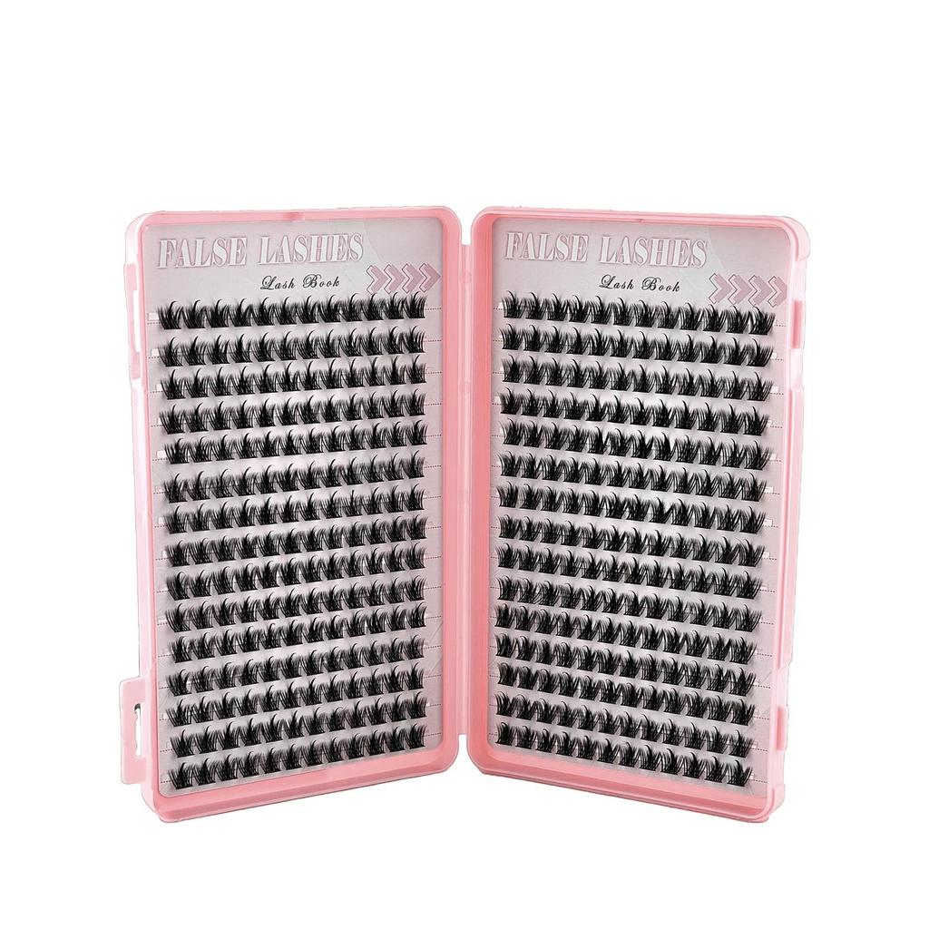 Pure Wild Little Devil Eyelash Glue & Natural Style Eyelashes Book for Beginners, Large Capacity, Segmented for Easy Application