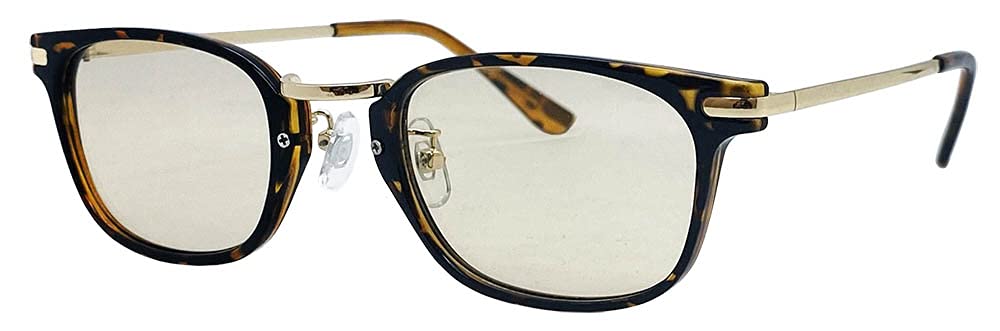 

az Стильные очки для чтения Light Cut Sabae Производитель высокоэффективных линз Очки для чтения Brown Demi Gold Brown Lens [Этикетка FaceTrick] UV/Near