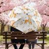 1pc Giraffe Leaves Pattern Umbrella Design Automatic Opening and Closing Umbrella, High-quality Travel Umbrella,  c1128033