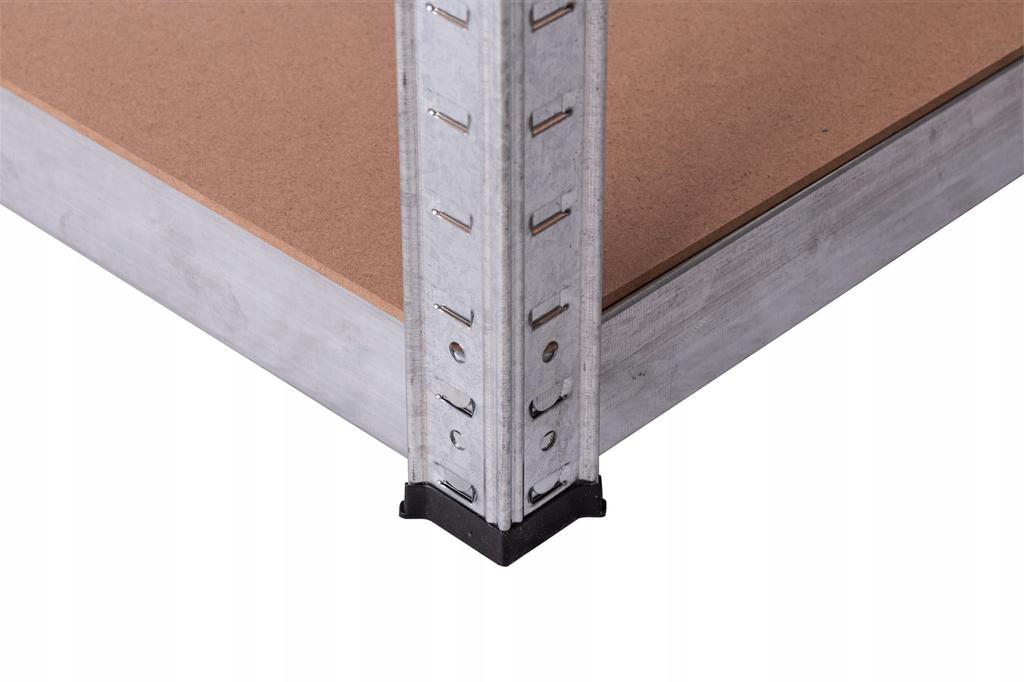 Estantería metálica 180x90x40x cm 5 baldas galvanizada práctica