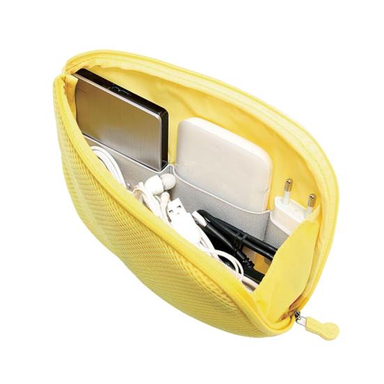 Travel Portable Make Up Bag Organizer Data Cable Charger Pouch Storage Container