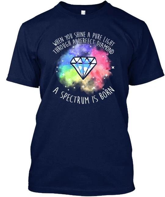 

Autism Awareness When You Shine A Pure Light Through T shirt Made in USA S-5XL 2XL