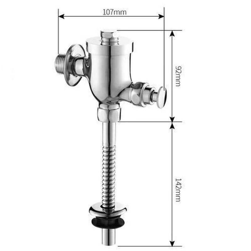 Huangchao ZX102 Смывной клапан для писсуара с автозакрытием и задержкой