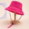 Women'S Bucket Hat Spring Summer Windproof Sunshade Fisherman Cap Female Sunscreen Sun Hat Cloth Foldable Sunhat New
