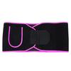 Waist Trainer Belt Women Elastic Sweating Waist Protective Fitness Body Shaping Belt (M)Rose Red