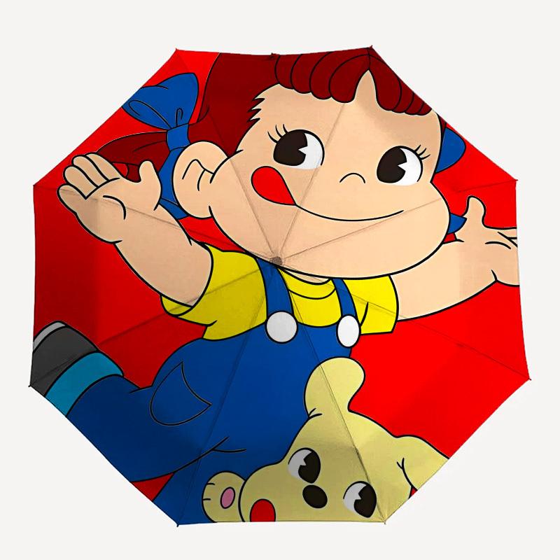 Cartoon Character Automatic Opening and Closing, 8 Rib Structure Portable Umbrella, Suitable for Men and Women In All Seasons Perfect Gift
