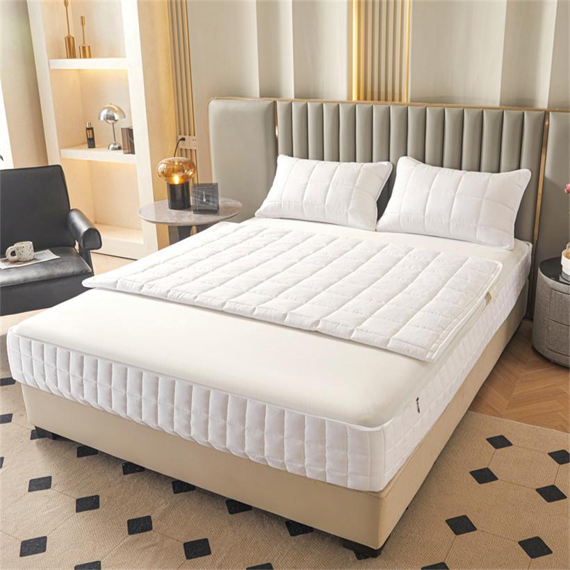 Six Sides All Inclusive Mattress Topper Thick Mattress Pad Cover Dust-Proof Breathable Noiseless Mattress Protector Bed Sheet