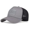 Hot sale High quality American Flag Embroidery Baseball Net Caps Spring and Summer Outdoor Adjustable Casual Hats Sunscreen Hat
