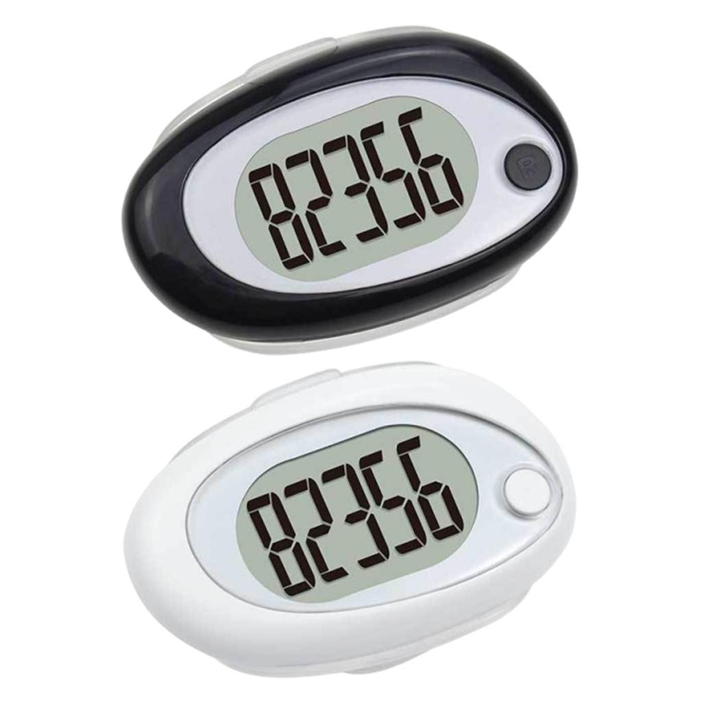 Accurate Pedometer with Large Display Step Counter with Removable Clip Lanyard Reusable Pedometers Small for Walking Hiking