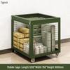 Erbeli Type A 1.2m Mobile Mesh Storage Cage with Wheels CN Plug (adapter Included)