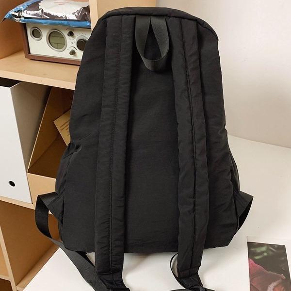 Schoolbag High Value Literary Style Backpack College Style Large Capacity Student Schoolbag Summer New Neutral Lightweight Backpack