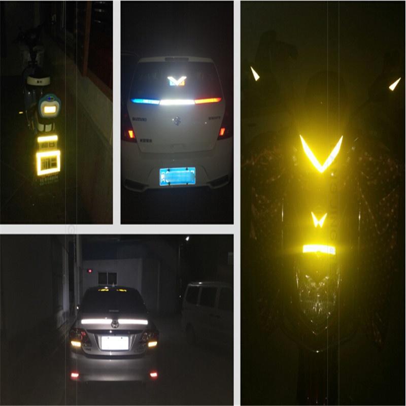 Samochód Auto Truck Odblaskowy pasek bezpieczeństwa Ostrzeżenie Conspicuity Tape Sticker