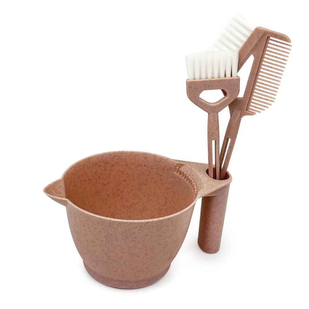 Hair Dyeing Mixing Bowl Brush Color Comb Set Hairdressing Professional Coloring Kit  Men Women