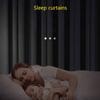 Einfarbige Verdunkelungsvorhänge mit hoher Präzision, thermisch isoliert, Fensterdekoration